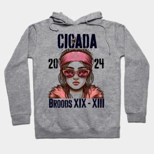 Entomology Cicada Lover Cicada Fest 2024 Broods XIX & XIII Hoodie